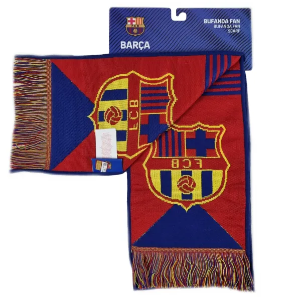 FC Barcelona Bufanda Telar Nº40 - Con Licencia Oficial - 140x20cm
