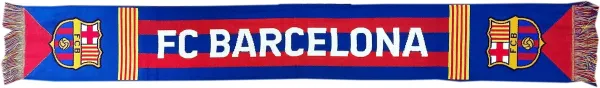 FC Barcelona Bufanda Telar Nº40 - Con Licencia Oficial - 140x20cm