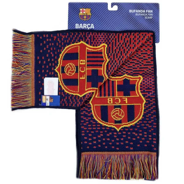 FC Barcelona Bufanda Telar Nº47 - Con Licencia Oficial - 140x20cm