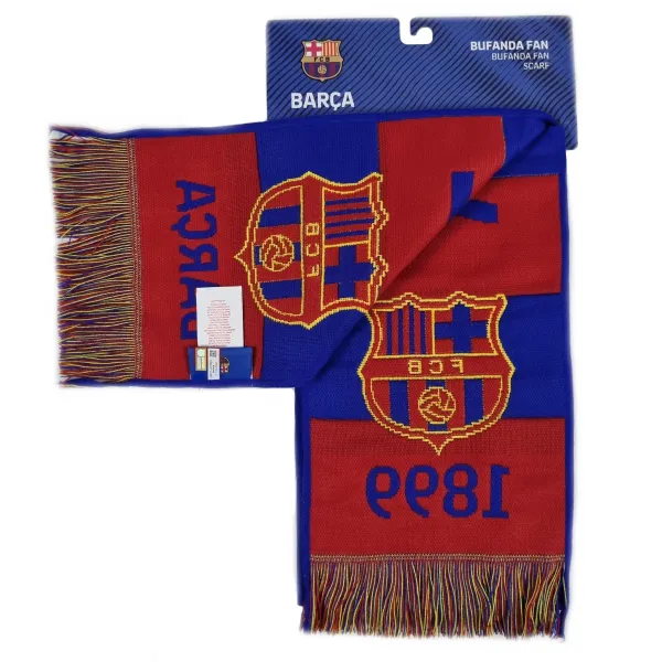 FC Barcelona Bufanda Telar Nº 29 - Con Licencia Ofical - 140x20cm
