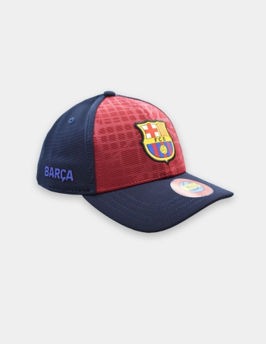 FC Barcelona – Gorra Oficial Barça Eix Blaugrana – Talla Niño Ajustable