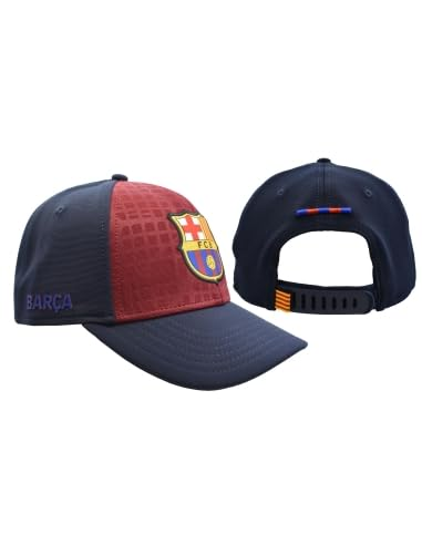 FC Barcelona – Gorra Oficial Barça Eix Blaugrana – Talla Niño Ajustable