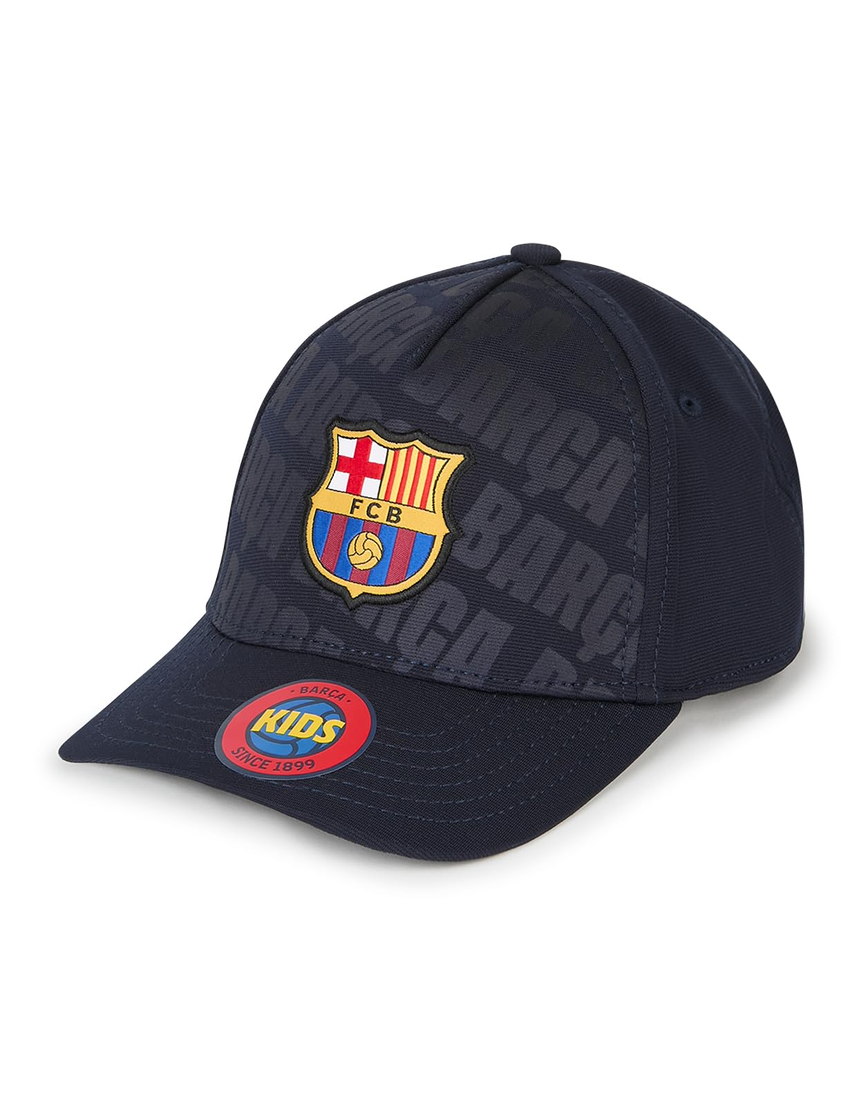 FC Barcelona - Gorra Oficial Barça NAVY JR, Unisex Niños