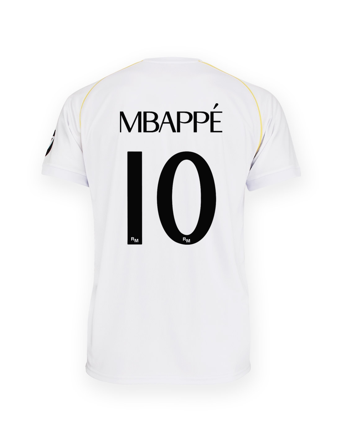 Real Madrid - Réplica Camiseta MBAPPÉ. Dorsal 10 - 1ª EQ 2025-26 - Licencia Oficial - Talla Adulto