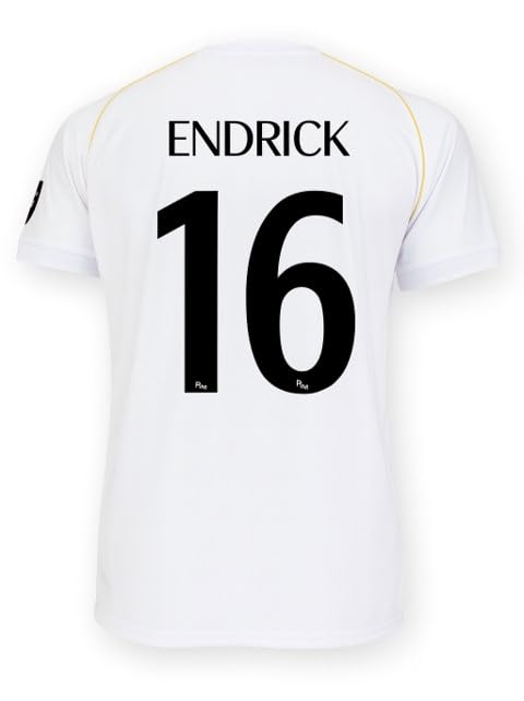 Real Madrid - Réplica Camiseta ENDRICK  Dorsal 16 - Licencia Oficial - Talla Adulto