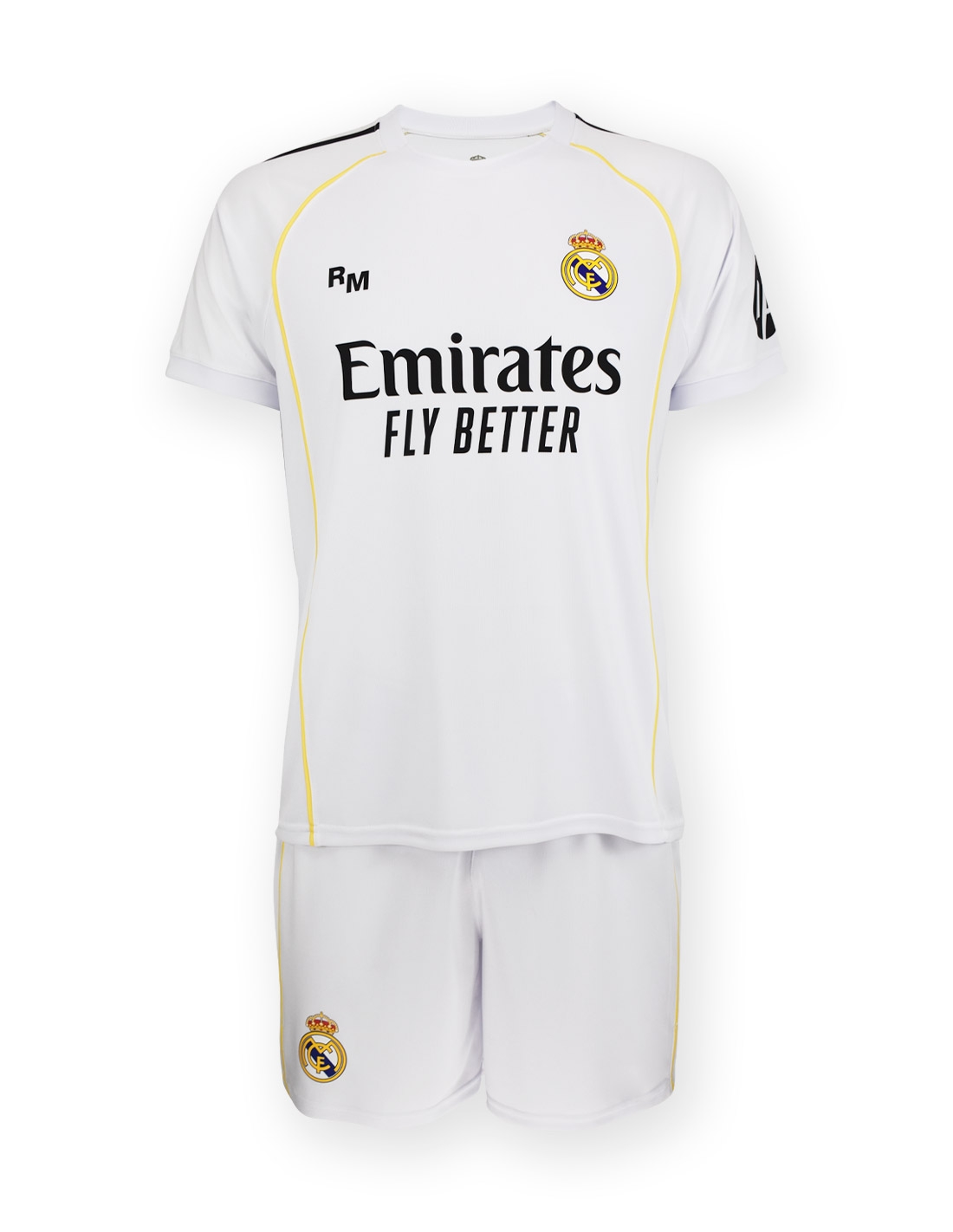 Real Madrid Conjunto Infantil 1ª Equipación 25-26 – Réplica Oficial CAMAVINGA. #6 (Camiseta + Pantalón)