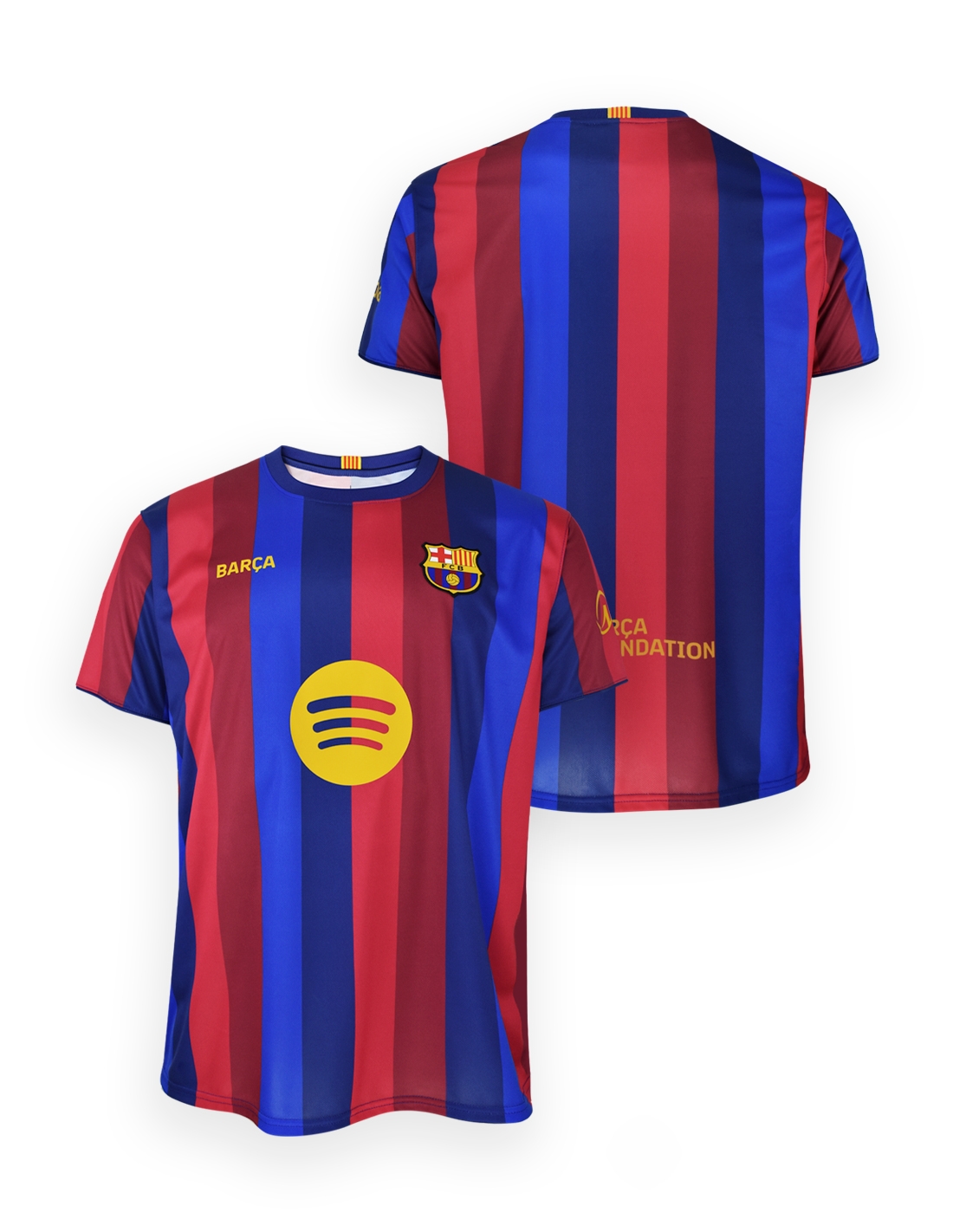 FC Barcelona - Camiseta Primera Equipación Temporada 26/27, Azulgrana, Adulto - Réplica con Licencia Oficial
